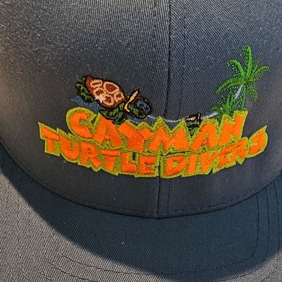 Cayman Turtle Divers Blue Baseball Hat. One Size - Adult - Picture 4 of 4
